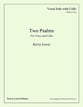 Two Psalms for Voice and Cello Vocal Solo & Collections sheet music cover